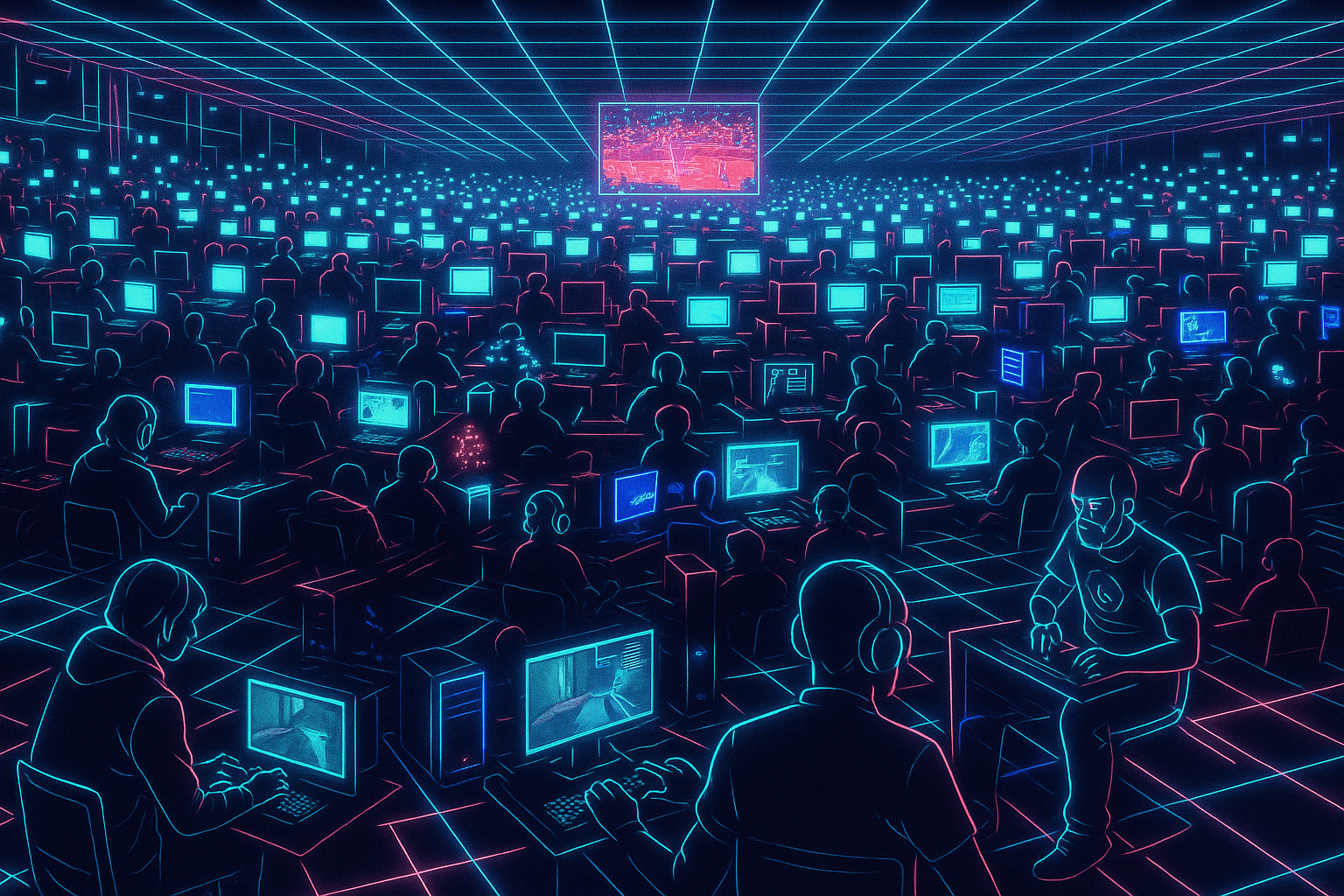 Tron Neon Wallpaper